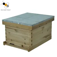 Langstroth de colmena de la abeja de 8 y 10 marcos de madera de las colmenas