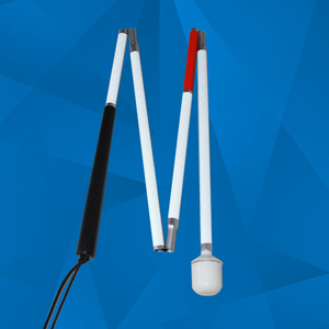 Seguridad portátil ligero de tubo de aluminio con discapacidad visual muleta de Walker de detección del eje en 4 partes para desactivar la gente - Product Image 2