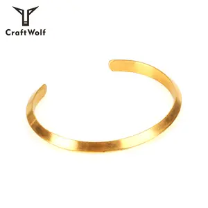 Craft Wolf Fashion Jewelry 2023 Custom Logo Personalized Irregular Triangular Stainless Steel Bangle Bracelet For Men Women