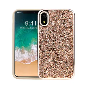 Nuovissima custodia per telefono Glitter diamante Glitter per iPhone 15 di lusso Bling Case per cellulari produttore