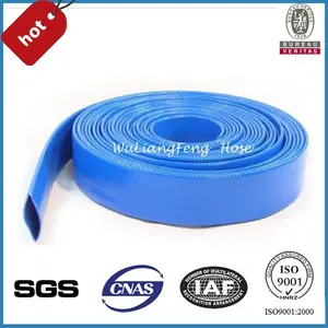 Sgs/iaf/CNAS/iso9001-2000/bv sertifikaları pvc layflat tahliye hortumu