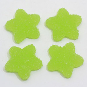 100 Pezzi Cabochon in Resina a Forma di Pentagramma, Simulazione Cibo Carino, Caramelle Gommose QQ per Decorazioni <span class=keywords><strong>Miniature</strong></span> Fai-da-Te - Product Image 6