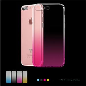 Mejor venta de silicona caso móvil para iPhone 6 s caso de tpu transparente gradiente - Product Image 4