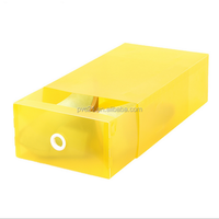 Boîte à chaussures en plastique transparente boîte cadeau transparente personnalisée en PVC boîte pour animaux de compagnie