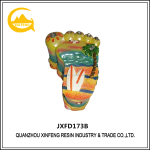 Venta caliente nuevo diseño de <span class=keywords><strong>la</strong></span> resina artes huella forma de recuerdos favorece caja de joyería - Product Image 3
