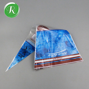 Kantong Kemasan Popcorn Plastik Bentuk Kerucut Segitiga Transparan Kustom - Product Image 4