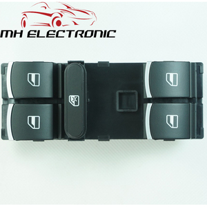 MH อิเล็กทรอนิกส์สำหรับ <span class=keywords><strong>VW</strong></span> Jetta Golf MK5 MK6,GTI Rabbit Passat B6 3C ปุ่มสวิตช์กระจกโครเมี่ยม5ND 959 857 5ND959857 - Product Image 2
