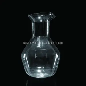 独特设计的透明1.5升玻璃罐，带水龙头玻璃酒壶