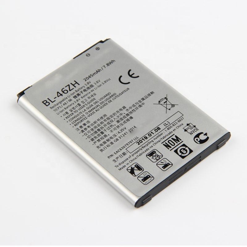 Original BL-46ZH Phone Battery for LG K7 MS330 LS675 Tribute 5 K8 K350N BL46ZH Lithium Battery
