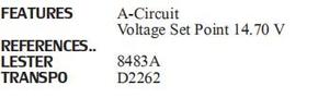 Alternador nuevo regulador de voltaje 13130300 01-020 8483A D2262 VR-D716 - Product Image 4