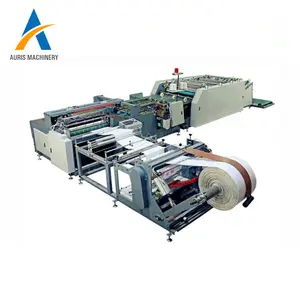 PLC control poly sack carry bags rice bags forming machine pp woven bags cutting sewing printing production line