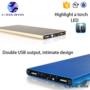 2017 Meilleur vente 20000 mAh mobile power banque chargeur smartphones - Product Image 1