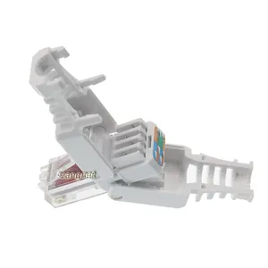 Conector cat6 utp rj45, 8p8c sem ferramenta conector cat6