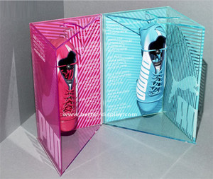 Caja de zapatos acrílica transparente de almacenamiento con soporte para zapatos de diseño moderno lucid - Product Image 2
