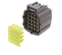 Conector de arnés de cables automático a prueba de agua de 16 pines 368047-1 368050-1