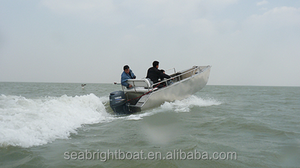 Barco de pesca de aluminio, pontones de aluminio baratos para pontón, certificado CE - Product Image 6