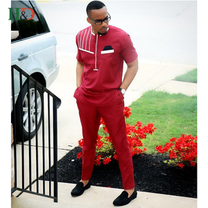 H & D En Gros Haute Qualité Afrique de L'est des Patrons De Vêtements Pantalon Chemise Conception Pour Hommes - Product Image 2