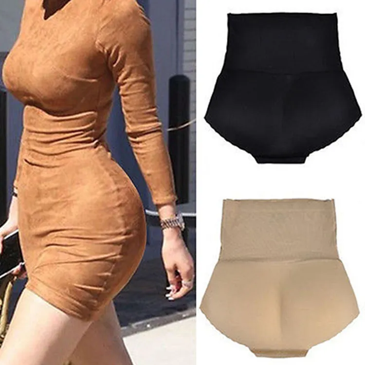 Mutandine inferiori senza cuciture imbottite Sexy glutei Butt Hip Enhancer Shaper intimo Push up per le donne decorato con taglio alto in pizzo