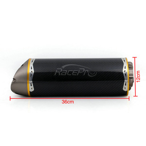 RACEPRO-silenciador de fibra de carbono <span class=keywords><strong>para</strong></span> motocicleta, sistema de <span class=keywords><strong>escape</strong></span> <span class=keywords><strong>para</strong></span> <span class=keywords><strong>Kawasaki</strong></span> <span class=keywords><strong>ER6N</strong></span> (2009-2010) - Product Image 5