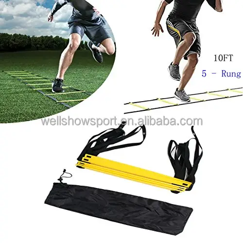 Wellshow Sport Stof Agility Ladder Speed Coördinatie Voetbal Training Set Apparatuur