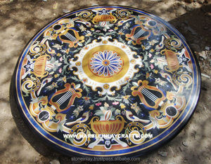 Inlay Marble Pietra Dura Handcrafted Table Top,Manufacturer Table Top - Product Image 1