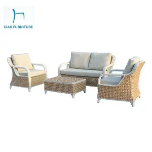 1+1+2 Design Bali twisted rattan sofa furniture