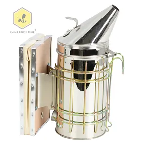 Apis mellifera popular beekeeping Stainless steel bee smoker for Beekeeper's best love