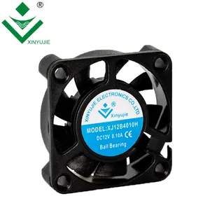 Xinyujie 40mm 4010 12v dc axial cooling fan with temperature control