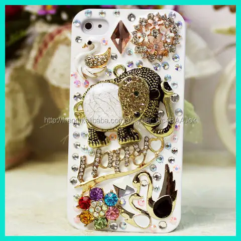 Pour iphone couvre strass cas 2013 4S paypal