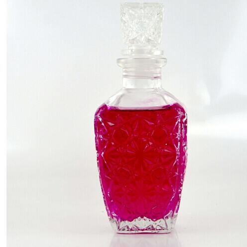 Diamond Whiskey Decanter 250/450/800/ 1000ml Glass Liquor Decanter - Rum, Bourbon, Vodka, Tequila or Mouthwash Decanter