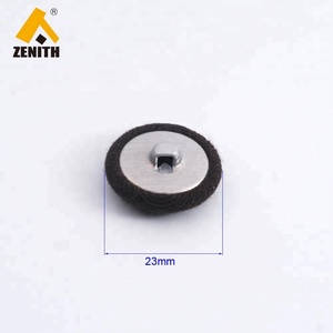 Bm10788 19mm <span class=keywords><strong>Shank</strong></span> nút tự vải màu đen bao phủ thân thiện với môi nút vải - Product Image 2