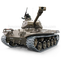 Henglong-tanque de batalla con Bulldog, 3839-1 2,4G 1/16 US M41A3
