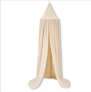 Dosel de cama de algodón para cuna de bebé, carpa colgante para mosquitera, decoración para habitación de niños