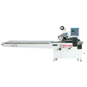 Echo Machinery EC-300 Multi-function Flow Pillow Wrapping Horizontal Packing Machine For Sandwich