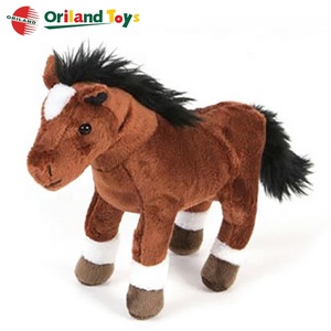 Grande <span class=keywords><strong>Cavallo</strong></span> di <span class=keywords><strong>Peluche</strong></span> Nero - Product Image 3