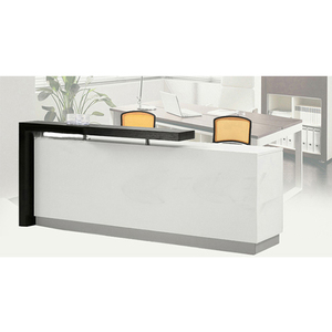 Tablero de melamina superior salón de recepción blanco recepción salón - Product Image 2