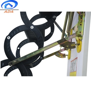 โลหะพับบันไดแบบพกพาที่มีน้ำหนักเบา <span class=keywords><strong>Modular</strong></span> เหล็กบันได - Product Image 3