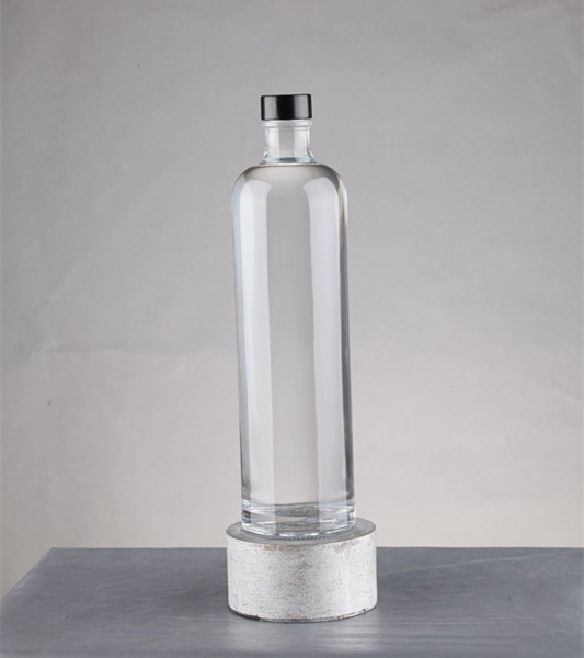 Extra blanco claro material de vidrio de la botella de whisky para minicraft