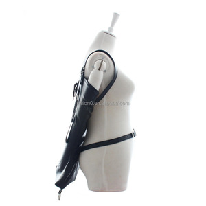 Lungo Braccio Cuoio Bondage Legato Giocattoli Del Sesso Guanto - Product Image 6