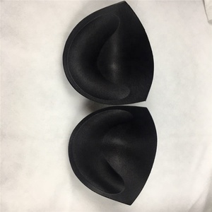 Coussin de soutien-gorge amovible, en acier inoxydable, pour bonnets de sport, soutien-gorge et coussinet pour bikini, couleur noire - Product Image 1