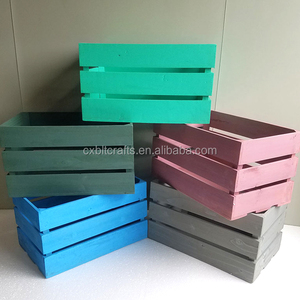 Các sản phẩm Thùng Gỗ Trái cây mới nóng là giá rẻ và làm bằng tay cổ điển hộp gỗ lưu trữ cửa sổ trái cây hiển thị cũ - Product Image 4