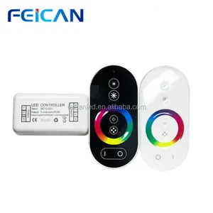 FEICAN 射频无线全触摸 LED RGB 控制器射频控制器/DC12-24V 6 键射频远程 3 通道