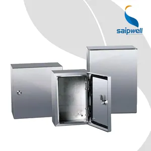 400 * 300 * 150 201 304 caja de acero inoxidable caja de aire libre uso alta calidad China Metal a prueba de agua caja eléctrica