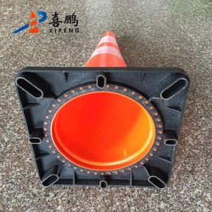 28 "70cm cam linh hoạt PVC giao thông đường nón với cơ sở cao su - Product Image 3