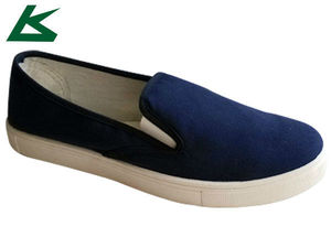 Marine, glisser sur les hommes casual chaussures de toile - Product Image 1