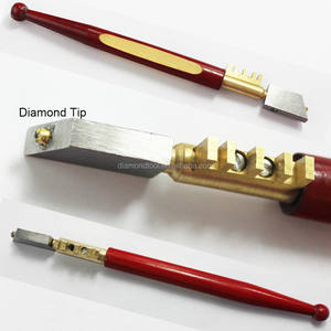 Outils professionnels de dé<span class=keywords><strong>coupe</strong></span> de <span class=keywords><strong>verre</strong></span> en <span class=keywords><strong>diamant</strong></span> / <span class=keywords><strong>Coupe</strong></span>-<span class=keywords><strong>verre</strong></span> à <span class=keywords><strong>pointe</strong></span> <span class=keywords><strong>diamant</strong></span>ée avec manche en bois - Product Image 4