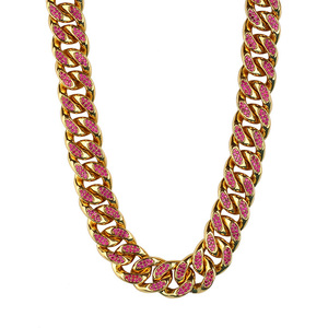 Dernière iced out dubai nouvelle conception de <span class=keywords><strong>la</strong></span> chaîne d'or pour les hommes 20 grammes or collier conceptions - Product Image 4