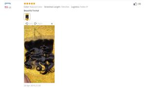 Alibea express — extensions de cheveux indiens, <span class=keywords><strong>extension</strong></span> de cheveux vierges, cuticules, 13x4 et 13x6, fins, transparents, oreille à oreille, lace frontal HD - Product Image 3