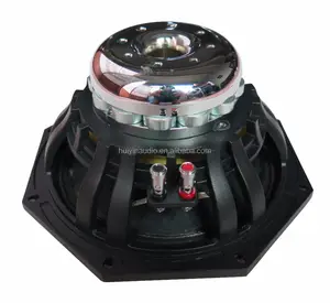 Speaker jarak menengah Neodymium Audio profesional 8 inci 600W PA pertengahan rata-rata Driver dengan Subwoofer kerucut kertas