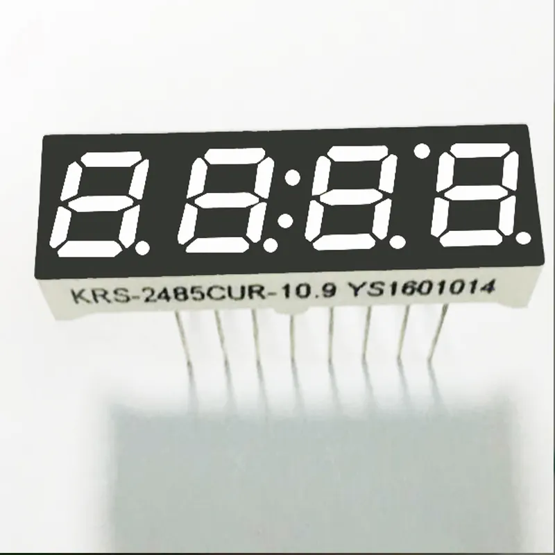 ultra red electronic component 0.28 inch 12 pins 7 segment mini digital led clock display 4 digits